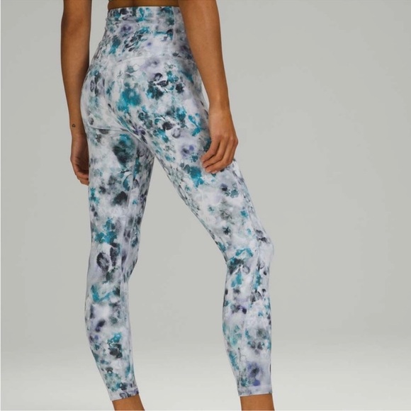 Lululemon Unlimit High-Rise Tight 25" Kaleidofloral Multi yoga Athleisure - Picture 3 of 8